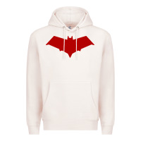 Pale Pink red hood Premium Hoodie - ArtChic