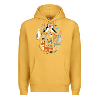 Mustard Puffin Rock gift for fans puffin rock characters Premium Hoodie - ArtChic