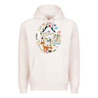 Pale Pink Puffin Rock gift for fans puffin rock characters Premium Hoodie - ArtChic