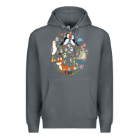 Rock Puffin Rock gift for fans puffin rock characters Premium Hoodie - ArtChic