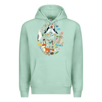 Seafoam Puffin Rock gift for fans puffin rock characters Premium Hoodie - ArtChic