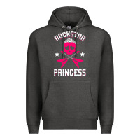 Charcoal Heather rockstar Premium Hoodie - ArtChic