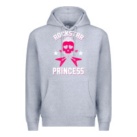 Heather Grey rockstar Premium Hoodie - ArtChic