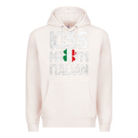 Pale Pink Kiss Me I'm Italian Premium Hoodie - ArtChic