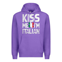 Purple Kiss Me I'm Italian Premium Hoodie - ArtChic