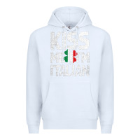 White Kiss Me I'm Italian Premium Hoodie - ArtChic