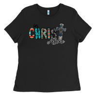 Black in christ alone Ladies Tee - RacoonDesign