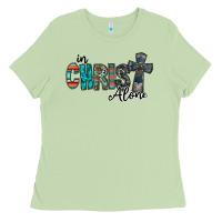 Matcha in christ alone Ladies Tee - RacoonDesign
