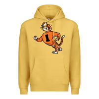 Antique Gold Vintage Walking Angry Tiger Idaho State Premium Hoodie - ArtChic