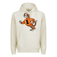 Oatmeal Heather Vintage Walking Angry Tiger Idaho State Premium Hoodie - ArtChic