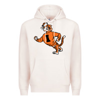 Pale Pink Vintage Walking Angry Tiger Idaho State Premium Hoodie - ArtChic