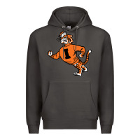 Smoke Vintage Walking Angry Tiger Idaho State Premium Hoodie - ArtChic