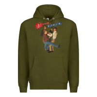 Army Green the monkees Premium Hoodie - ArtChic
