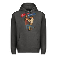 Charcoal Heather the monkees Premium Hoodie - ArtChic