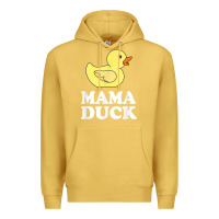 Antique Gold mama duck t shirt funny mother bird gift Premium Hoodie - ArtChic