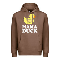 Chestnut mama duck t shirt funny mother bird gift Premium Hoodie - ArtChic