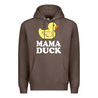 Coffee mama duck t shirt funny mother bird gift Premium Hoodie - ArtChic