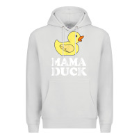 Dove Grey mama duck t shirt funny mother bird gift Premium Hoodie - ArtChic