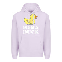 Lilac mama duck t shirt funny mother bird gift Premium Hoodie - ArtChic