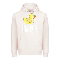 Pale Pink mama duck t shirt funny mother bird gift Premium Hoodie - ArtChic