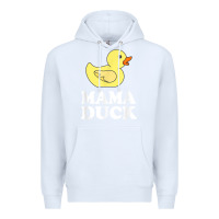 White mama duck t shirt funny mother bird gift Premium Hoodie - ArtChic