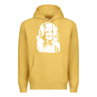Antique Gold dolly parton distressed photo Premium Hoodie - ArtChic