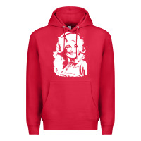 Cardinal dolly parton distressed photo Premium Hoodie - ArtChic