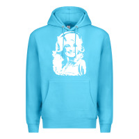 Ocean Blue dolly parton distressed photo Premium Hoodie - ArtChic
