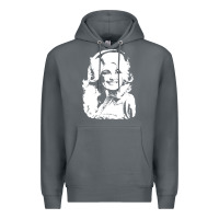 Rock dolly parton distressed photo Premium Hoodie - ArtChic
