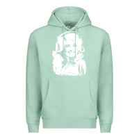 Seafoam dolly parton distressed photo Premium Hoodie - ArtChic