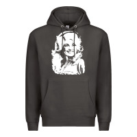 Smoke dolly parton distressed photo Premium Hoodie - ArtChic