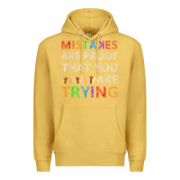 Antique Gold mistakes are proof that you are trying teacher inspirational t shirt Premium Hoodie - StudioElite