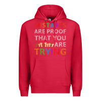 Cardinal mistakes are proof that you are trying teacher inspirational t shirt Premium Hoodie - StudioElite