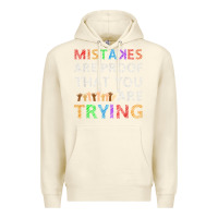 Sandshell mistakes are proof that you are trying teacher inspirational t shirt Premium Hoodie - StudioElite