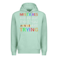 Seafoam mistakes are proof that you are trying teacher inspirational t shirt Premium Hoodie - StudioElite