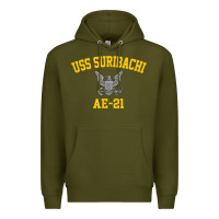 Army Green uss suribachi ae 21 t shirt Premium Hoodie - StudioElite