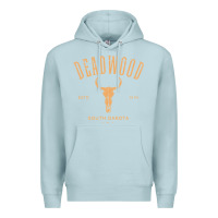 Blue Mist deadwood south dakota usa vintage distressed style design long sleeve Premium Hoodie - StudioElite