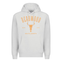 Dove Grey deadwood south dakota usa vintage distressed style design long sleeve Premium Hoodie - StudioElite