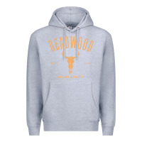 Heather Grey deadwood south dakota usa vintage distressed style design long sleeve Premium Hoodie - StudioElite