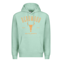 Seafoam deadwood south dakota usa vintage distressed style design long sleeve Premium Hoodie - StudioElite