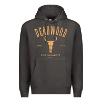 Smoke deadwood south dakota usa vintage distressed style design long sleeve Premium Hoodie - StudioElite