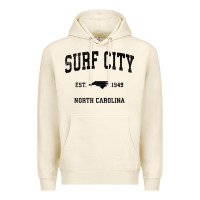Tofu Surf City North Carolina Nc Vintage Sports Design Black Prin Premium Hoodie - StudioElite