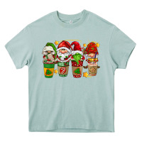 Arona christmas coffee cups gnomies Heavy Core Tee - FaDigitalArtStudio