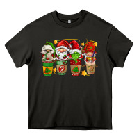 Asphalt christmas coffee cups gnomies Heavy Core Tee - FaDigitalArtStudio