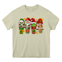 Mossy christmas coffee cups gnomies Heavy Core Tee - FaDigitalArtStudio