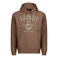 Chestnut deadwood south dakota usa distressed skull design souvenir premium t s Premium Hoodie - StudioElite