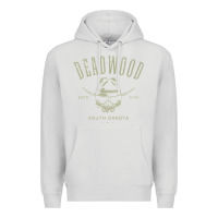 Dove Grey deadwood south dakota usa distressed skull design souvenir premium t s Premium Hoodie - StudioElite