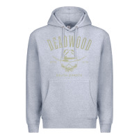 Heather Grey deadwood south dakota usa distressed skull design souvenir premium t s Premium Hoodie - StudioElite