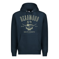 Navy deadwood south dakota usa distressed skull design souvenir premium t s Premium Hoodie - StudioElite
