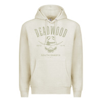 Oatmeal Heather deadwood south dakota usa distressed skull design souvenir premium t s Premium Hoodie - StudioElite